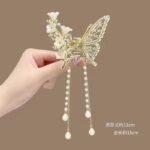 Metal butterfly hair clip 5