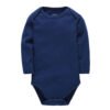 Navy blue full sleeves bodysuit