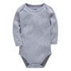 grey full sleeves bodysuit