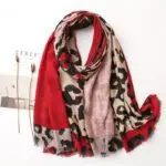 women Cotton Linen Scarf staler shawl hijab yitao 11 leopard