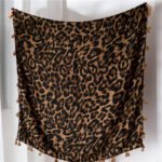women Cotton Linen Scarf staler shawl hijab yitao 8 leopard print