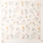 women Cotton Linen Scarf staler shawl yitao 5 beige floral