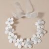8 small white flowers