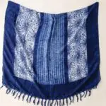women Cotton Linen Scarf staler shawl yitao 4 tie and dye