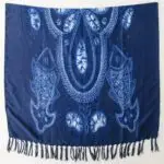 women Cotton Linen Scarf staler shawl yitao 4 tie and dye