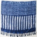 women Cotton Linen Scarf staler shawl yitao 4 tie and dye