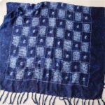 women Cotton Linen Scarf staler shawl yitao 4 tie and dye