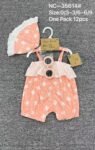 Baby girl boxer romper with slings, hat and glasses 3pcs Set Dikar 7