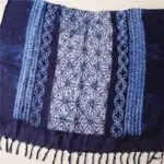 women Cotton Linen Scarf staler shawl yitao 4 tie and dye