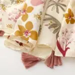 thickened satin elegant fresh beige flower tassel shawl yitao 20