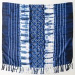 women Cotton Linen Scarf staler shawl yitao 4 tie and dye