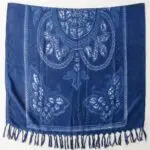 women Cotton Linen Scarf staler shawl yitao 4 tie and dye