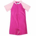 kids swimming wear girls jumpsuit  silid color summer Xinrou 5