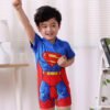 Superman battle suit with hood