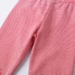 Red lining unicorn embroidery thin tights jumping 23