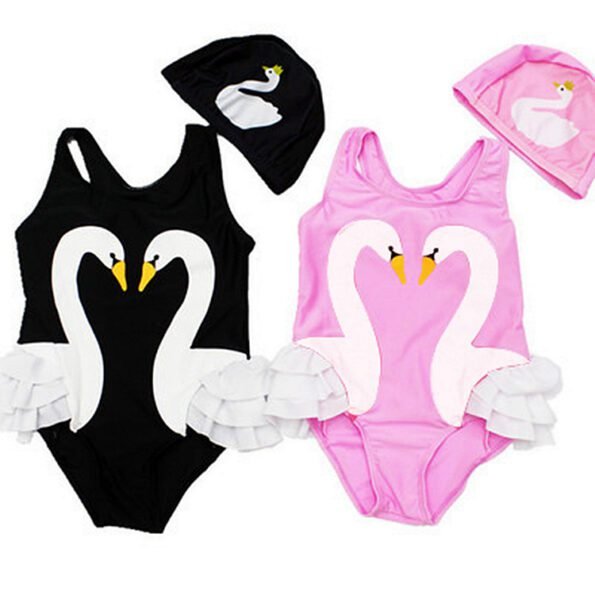 kids Swim wear jumpsuit swan Xinrou 5