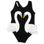 kids Swim wear jumpsuit swan  Xinrou 5