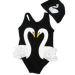 kids Swim wear jumpsuit swan  Xinrou 5