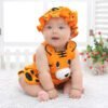 Orange tiger print