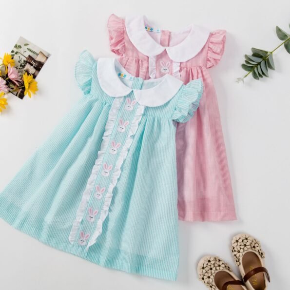 baby girl summer cotton smocked frock tyoue 36