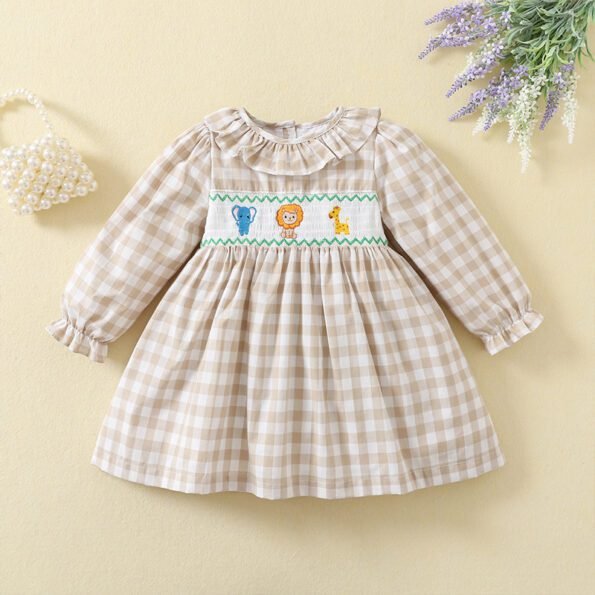 full sleeves baby girl smoked china sourcing mall tuoye a frock 13