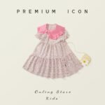 children cotton summer embroidery frock dang ah