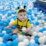 Honey bee baby summer photography dress suxi b