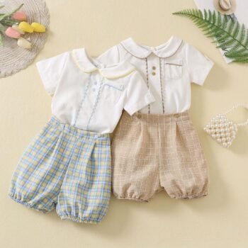 cotton summer children boy set tuoye b 10
