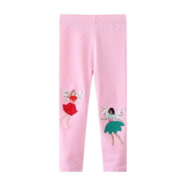 Pink dot fair embroidery outerwear pants tights jumping 24