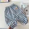 Dark blue plaid