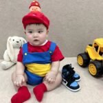 Mario baby summer photography dress suxi b