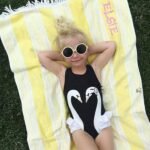 kids Swim wear jumpsuit swan  Xinrou 5