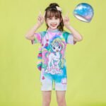 kids swimming wear girls jumpsuit  Xinrou 4