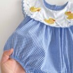 summer baby cotton jumpsuit guo c