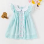 baby girl summer cotton smocked frock tyoue 36