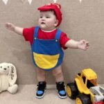 Mario baby summer photography dress suxi b