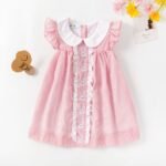 baby girl summer cotton smocked frock tyoue 36