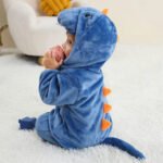 Michley Dinosaur dragon Cute Animal baby Romper www.chinasourcingmall (295)hl