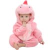Pink crawler suit